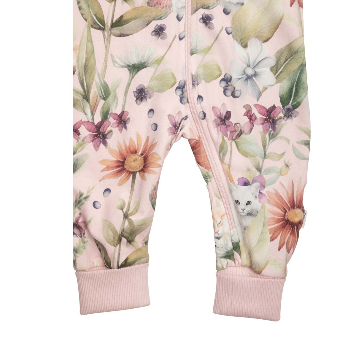 Catmint baby overall, pink