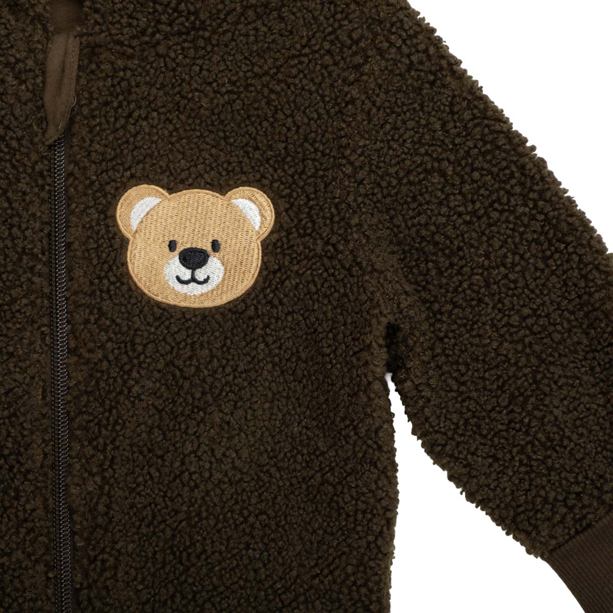 Teddy baby overall, chocolate brown