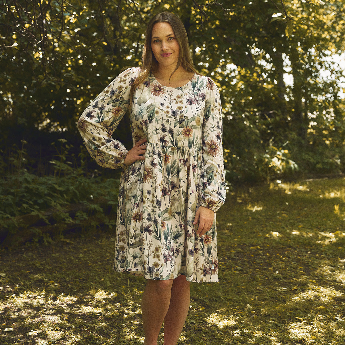 Iiris dress, Catmint, pink