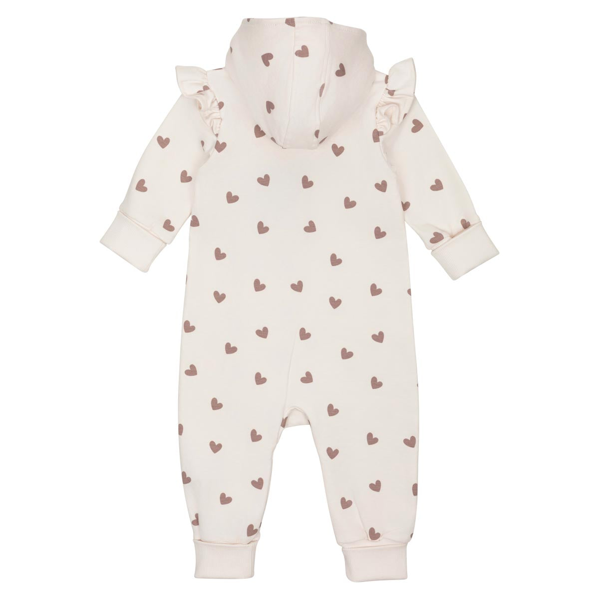 Lilibel baby overalls, natural white