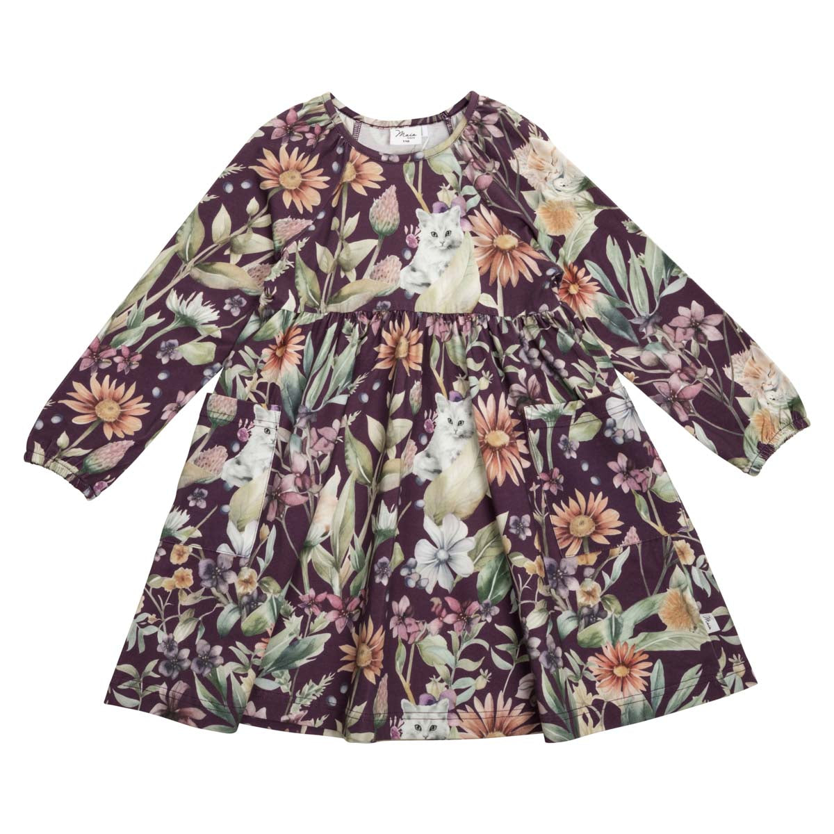 Catmint pocket dress, purple