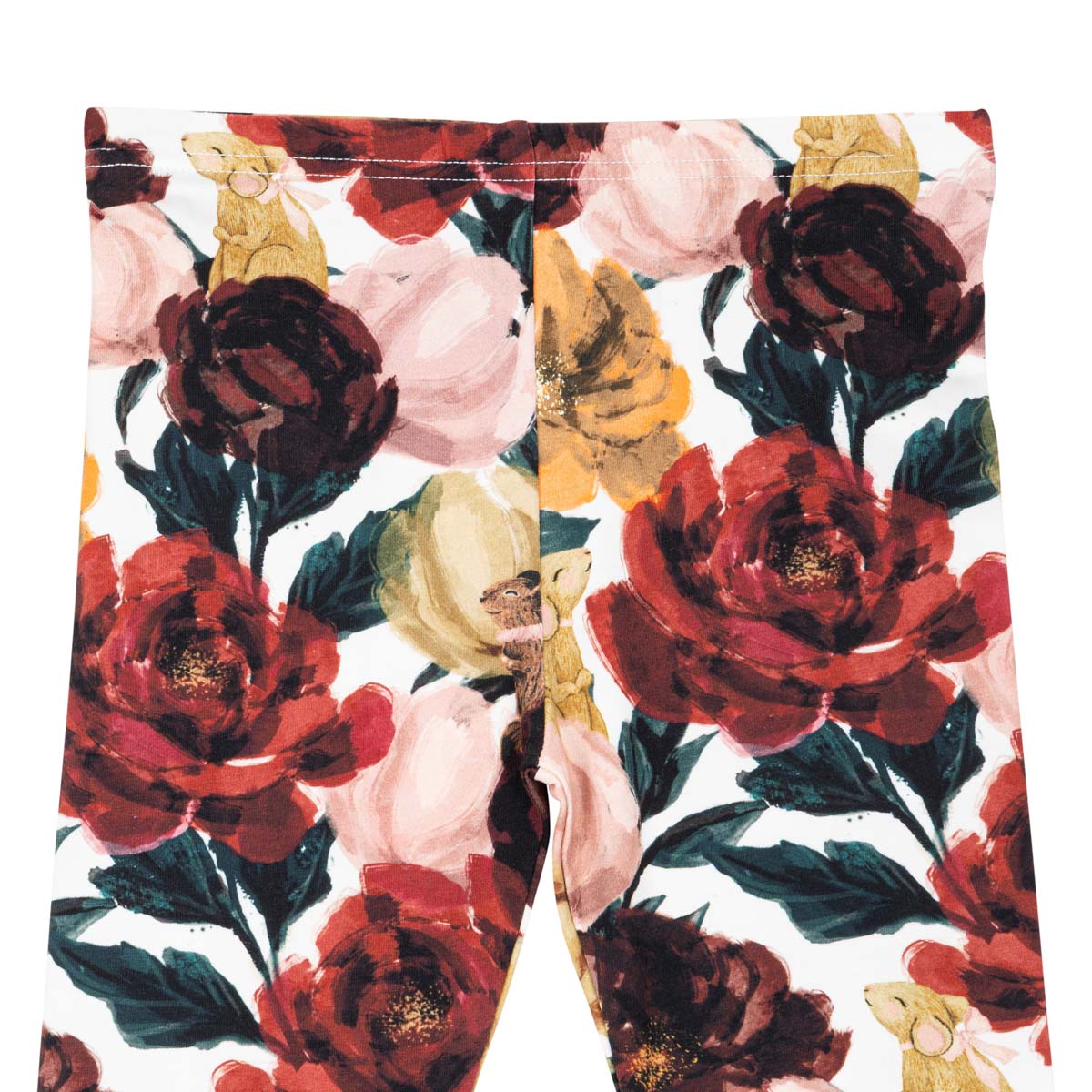 Bloomy leggings, dark red