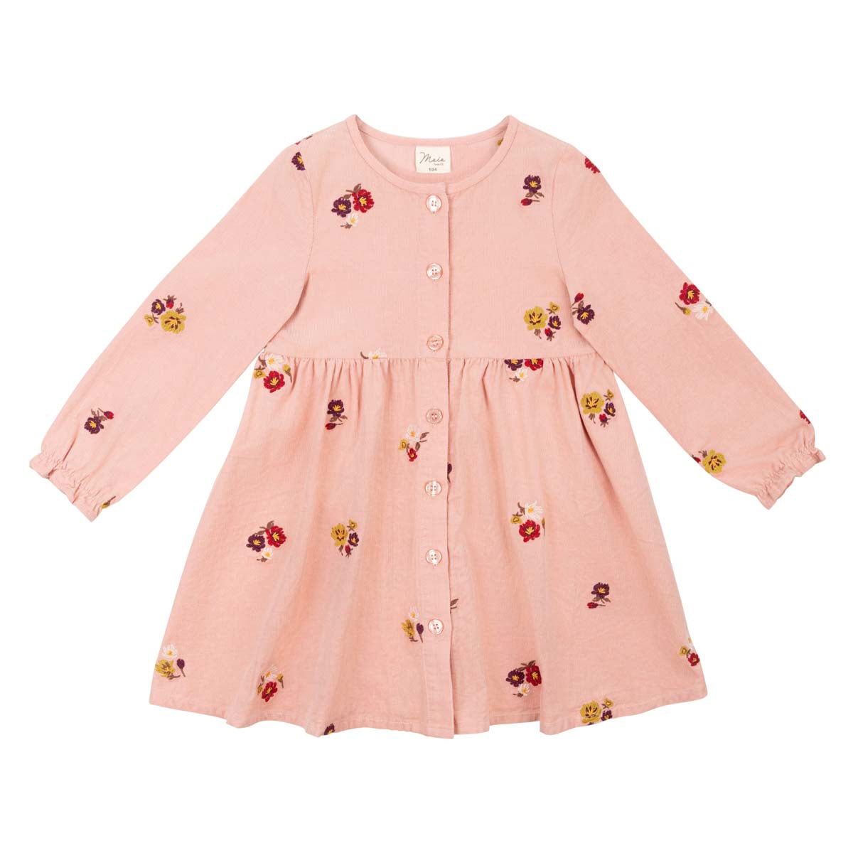 Nocturne corduroy dress, rose