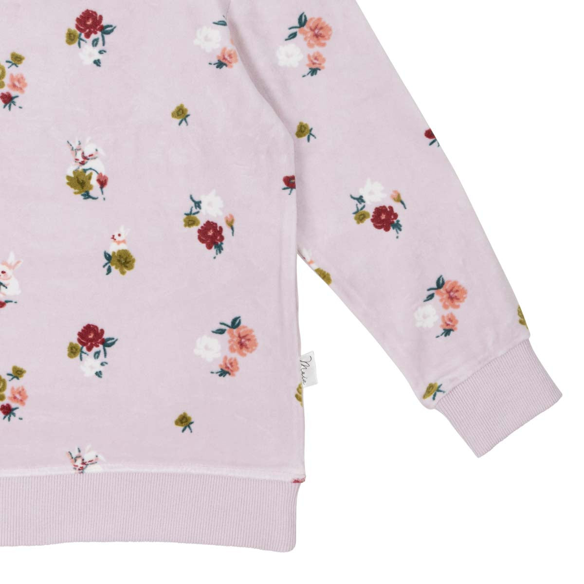 Nocturne velour shirt, rose
