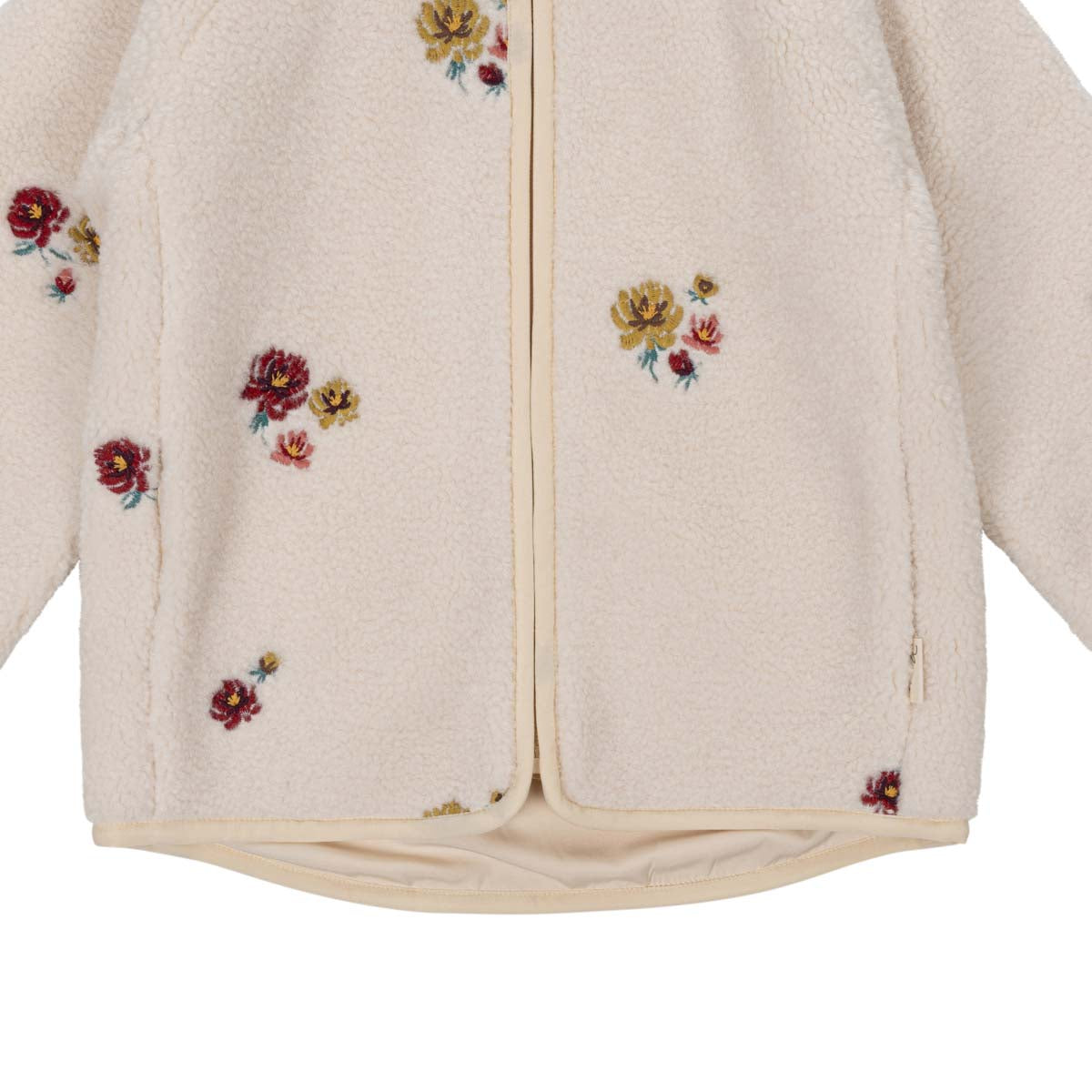 Nocturne teddy jacket, natural white
