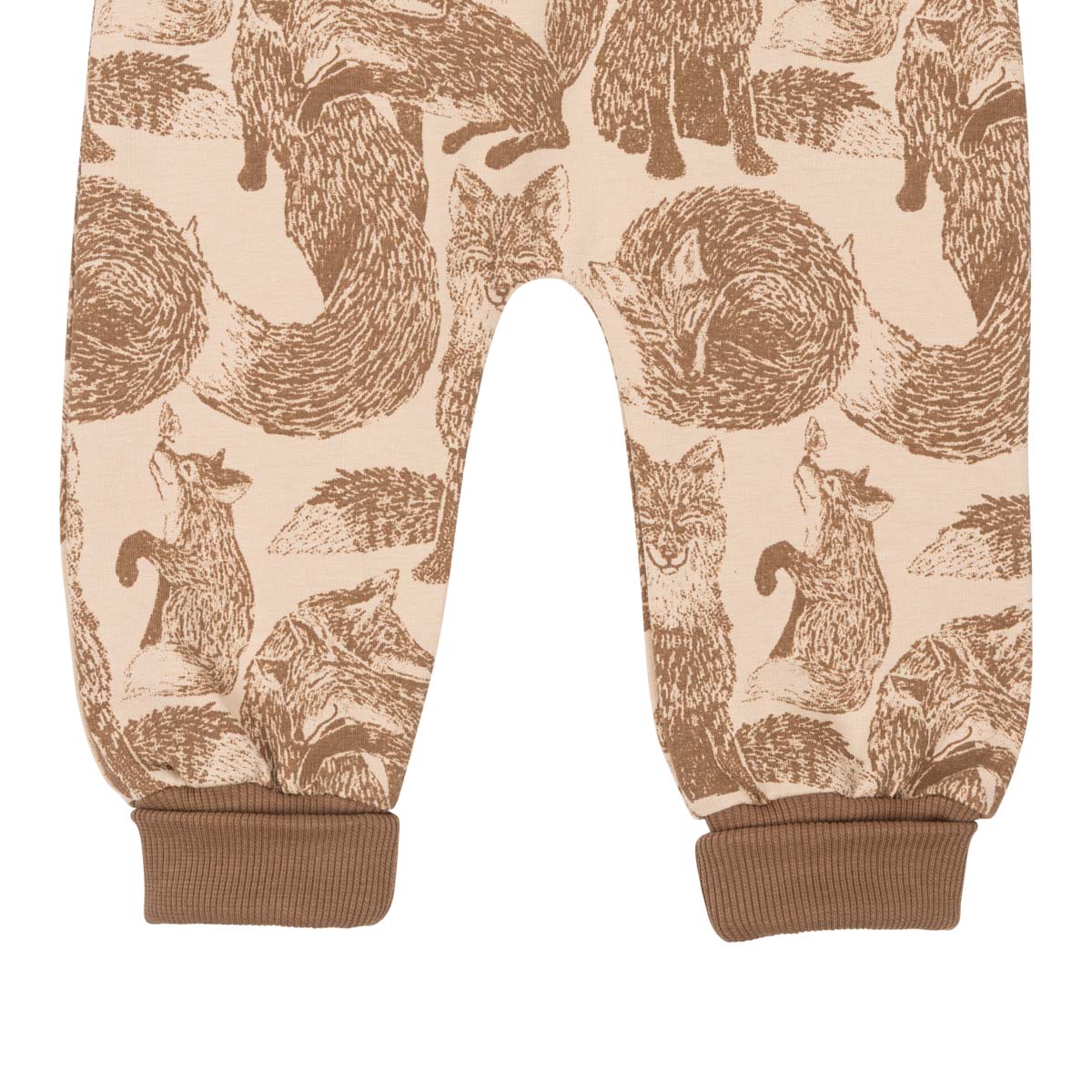 Foxes babies' sweatpants, beige