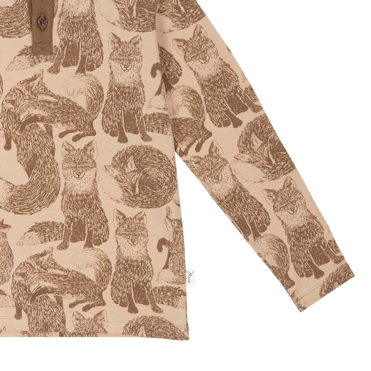 Foxes shirt, beige