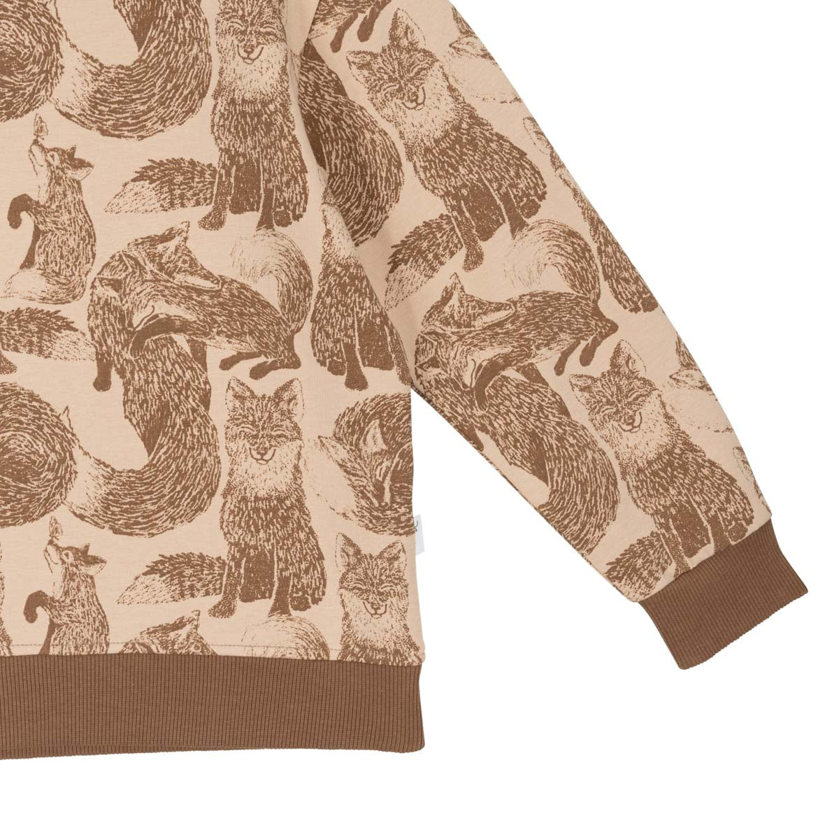 Foxes sweatshirt, beige