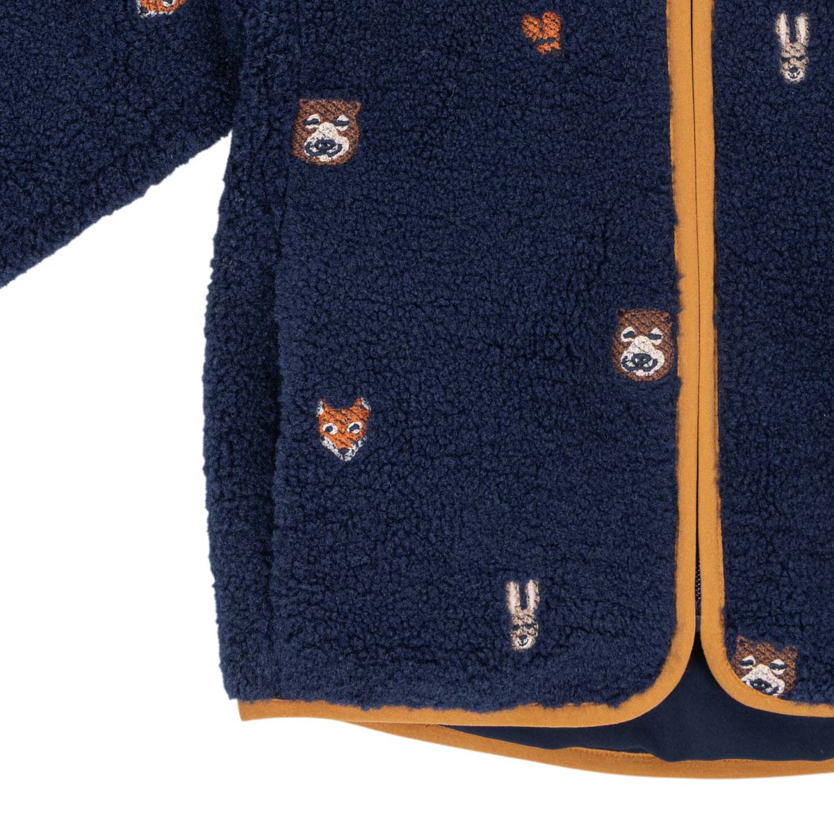 Rascals teddy jacket, dark blue
