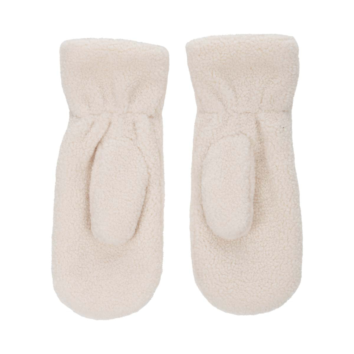 Malla teddy mittens, Nocturne, natural white