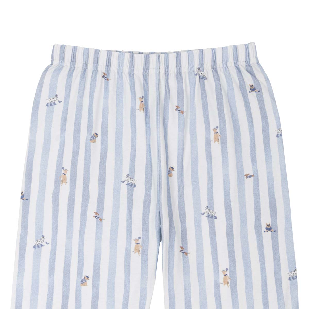 Dog stripe pyjama, light blue