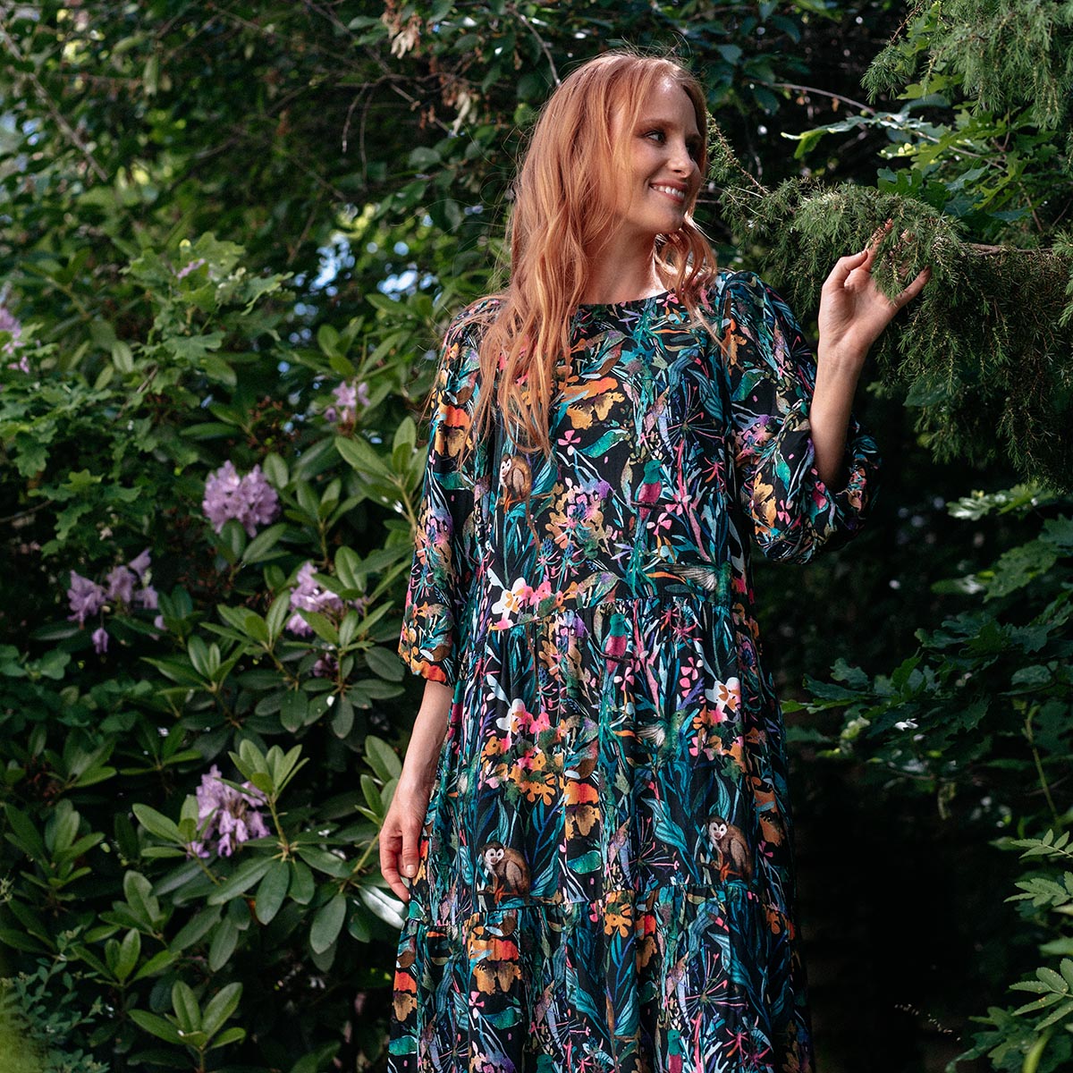 Lovisa dress for women, Amazon, dark green