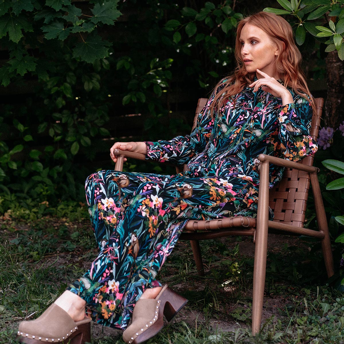 Lianna shirt for women, Amazon, dark green