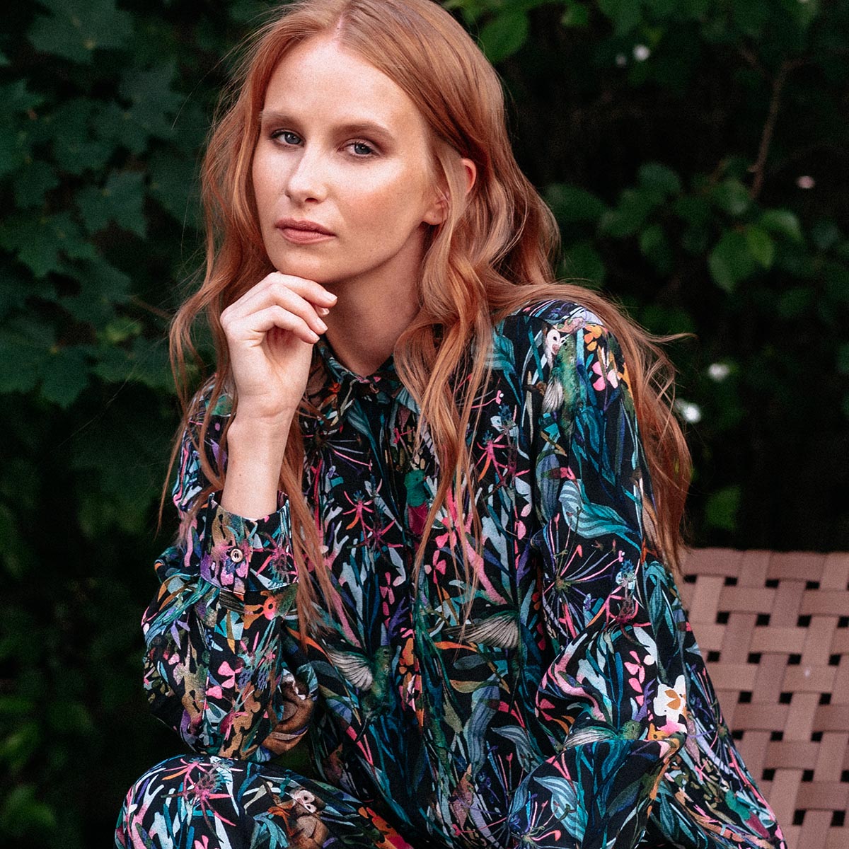 Lianna shirt for women, Amazon, dark green