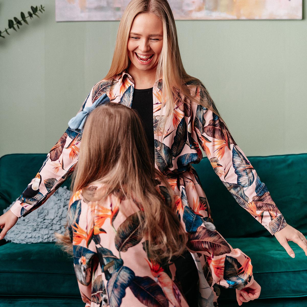 Liisi dress for women, Paraiso, rose