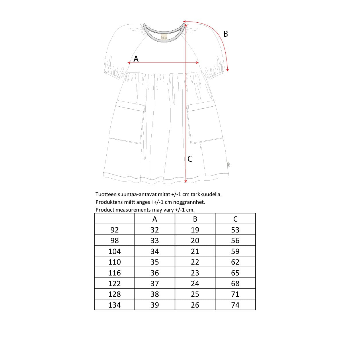 Check dress, light blue