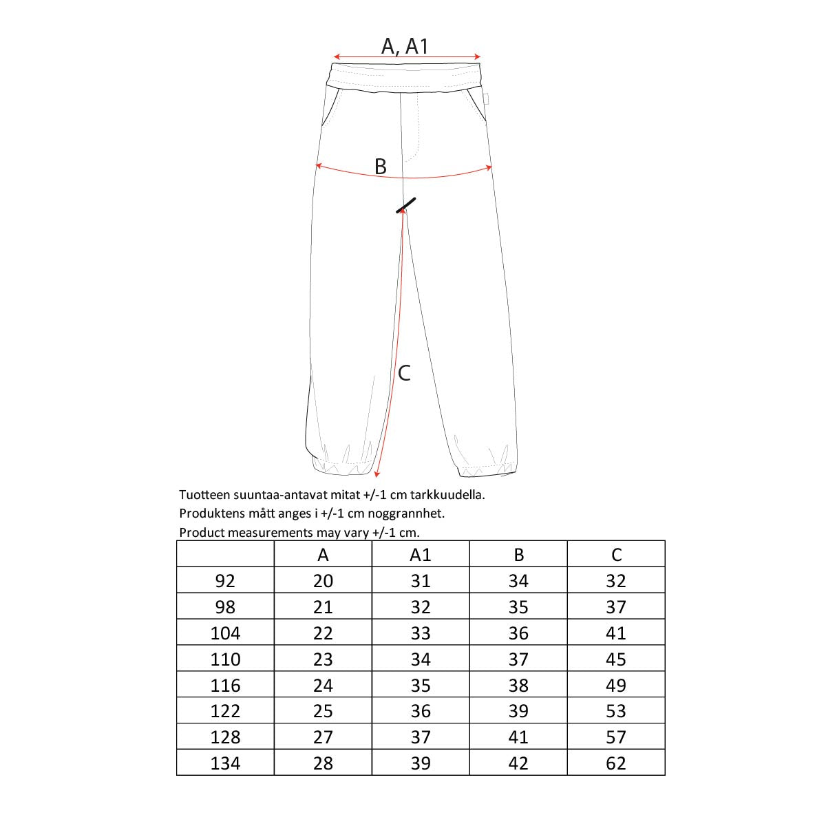 Laila trousers, blue