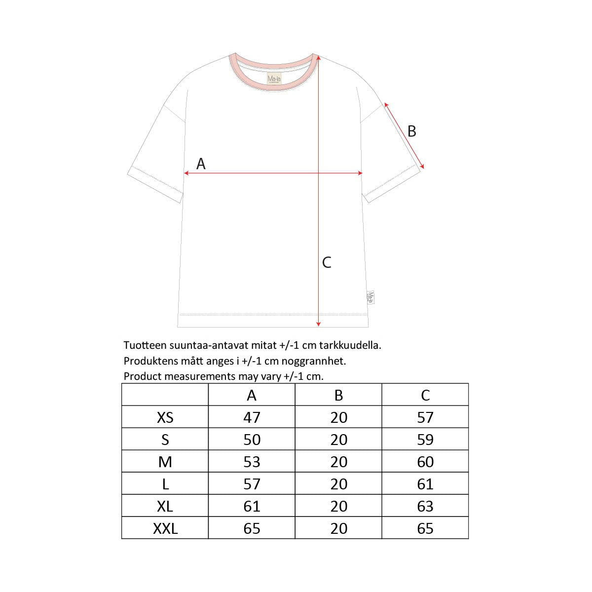 Lily t-shirt for women, Fragola, white