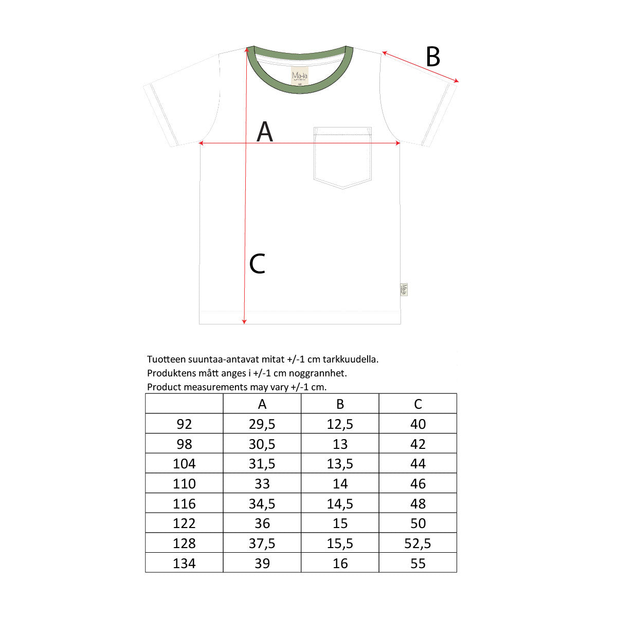 Otto t-shirt, yellow