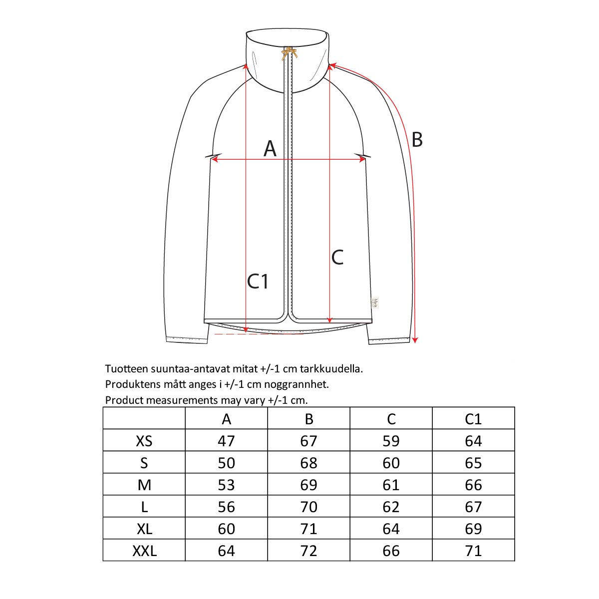 Miisa teddy jacket, Nocturne, natural white