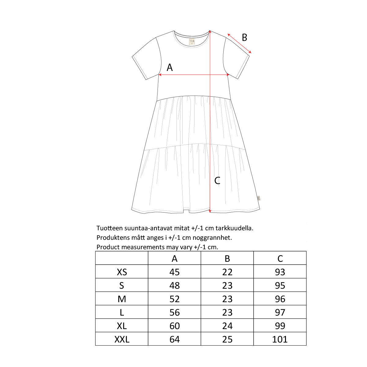 Vilna dress june, white