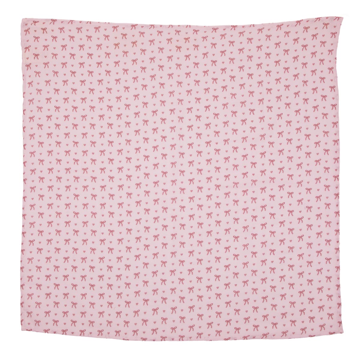 Bowsome muslin cloth, 2-pack, rose