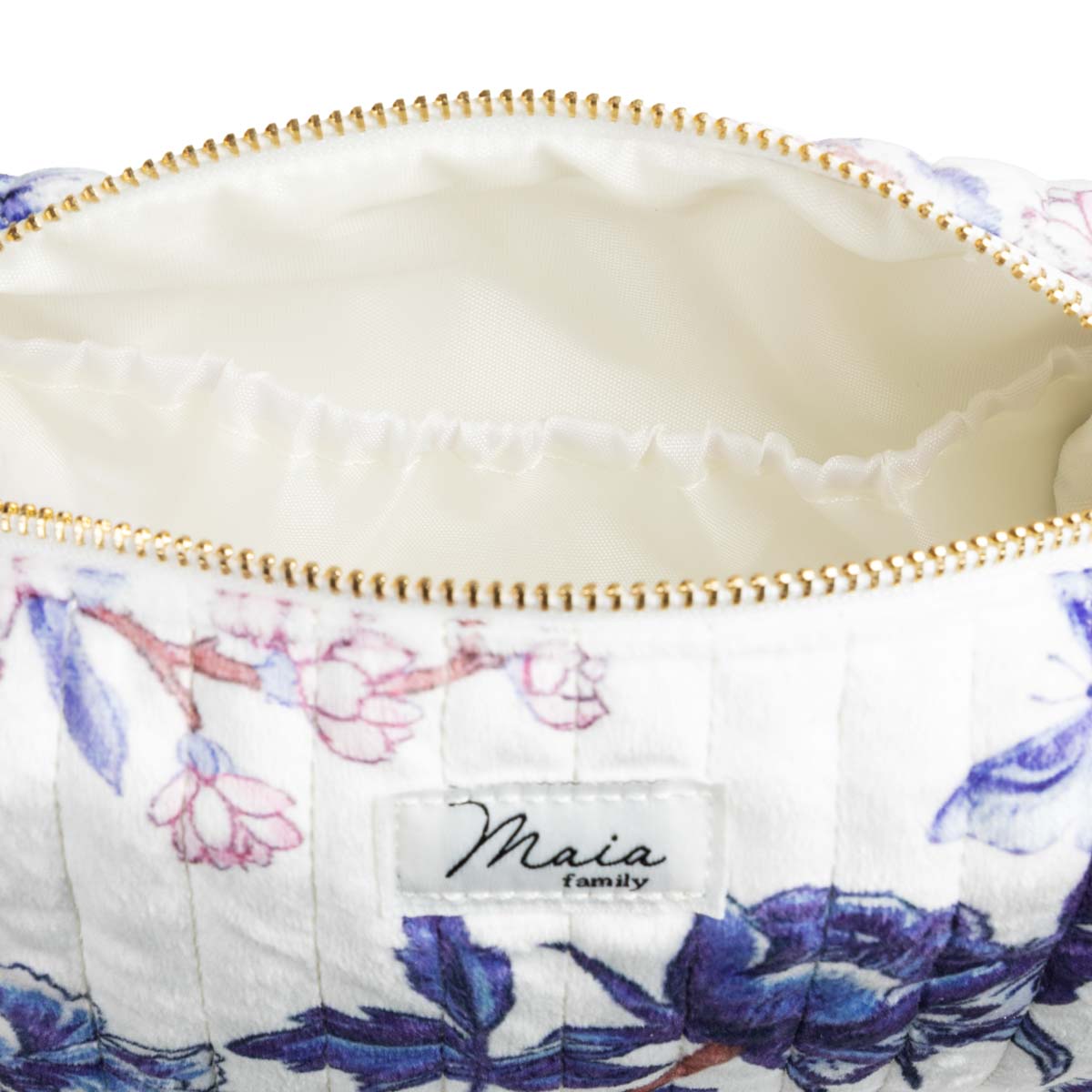 Ilo pouch Bluebird, natural white