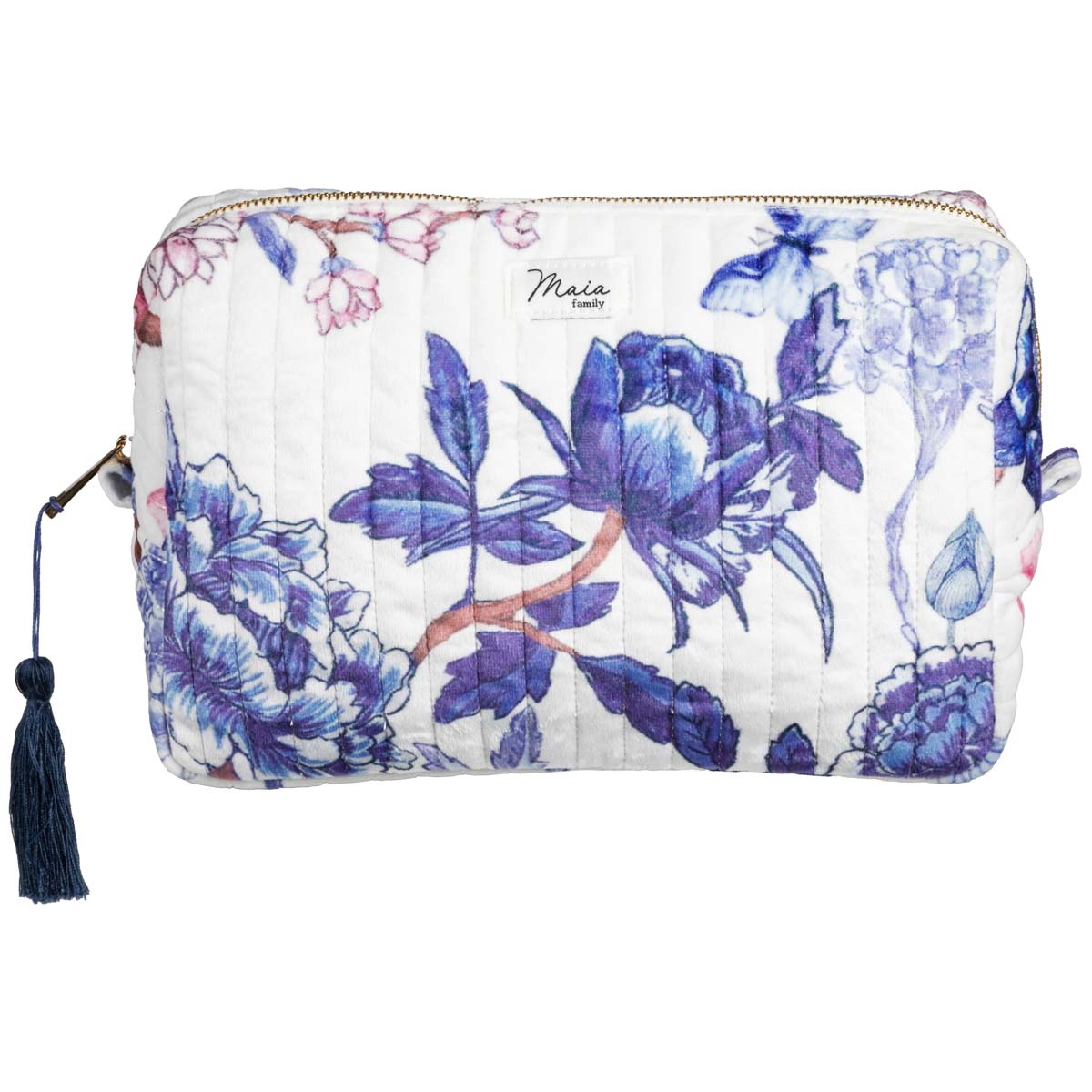 Lumo pouch, Bluebird, natural white