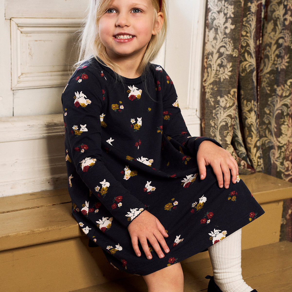 Nocturne dress, dark blue