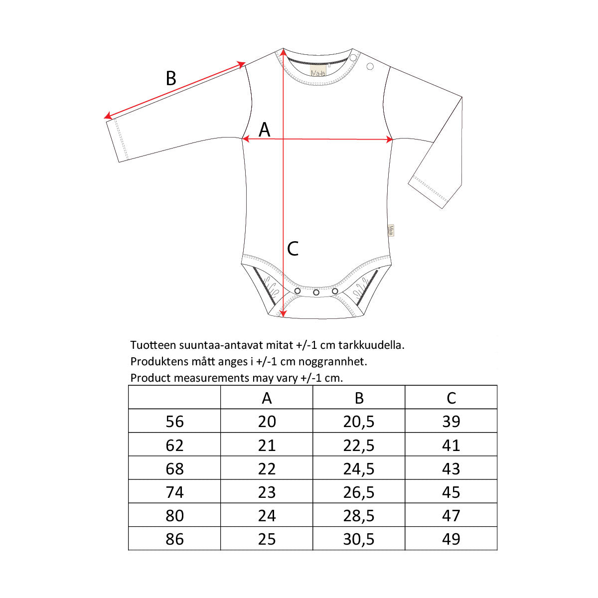 Primrose bodysuit, mallow
