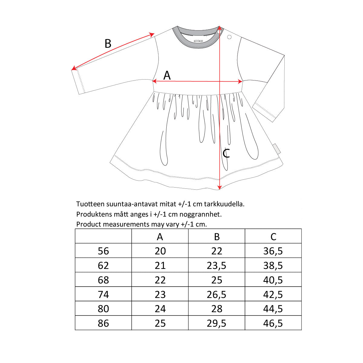 Bowsome bodysuit dress, rose