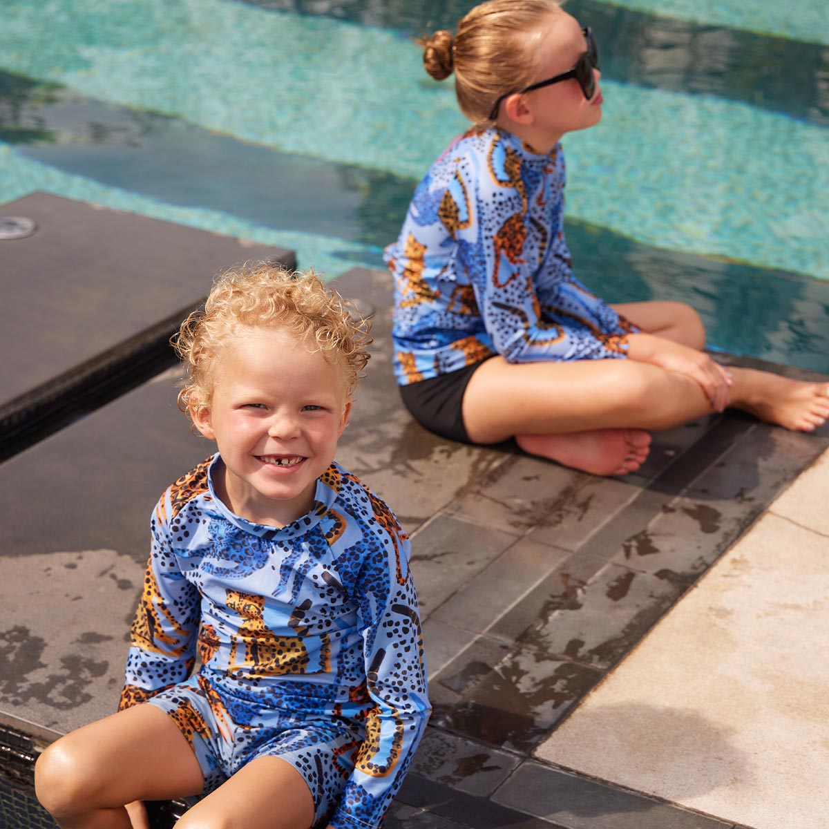 Margay Swim Trunks, blue
