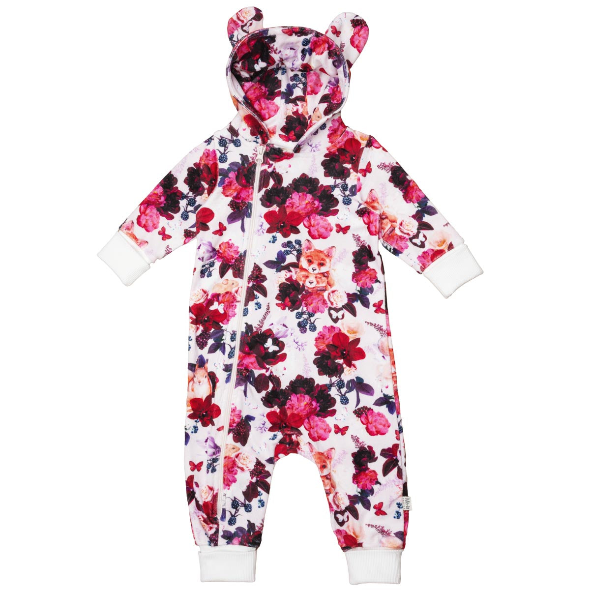 Rowan velour overalls, ecru