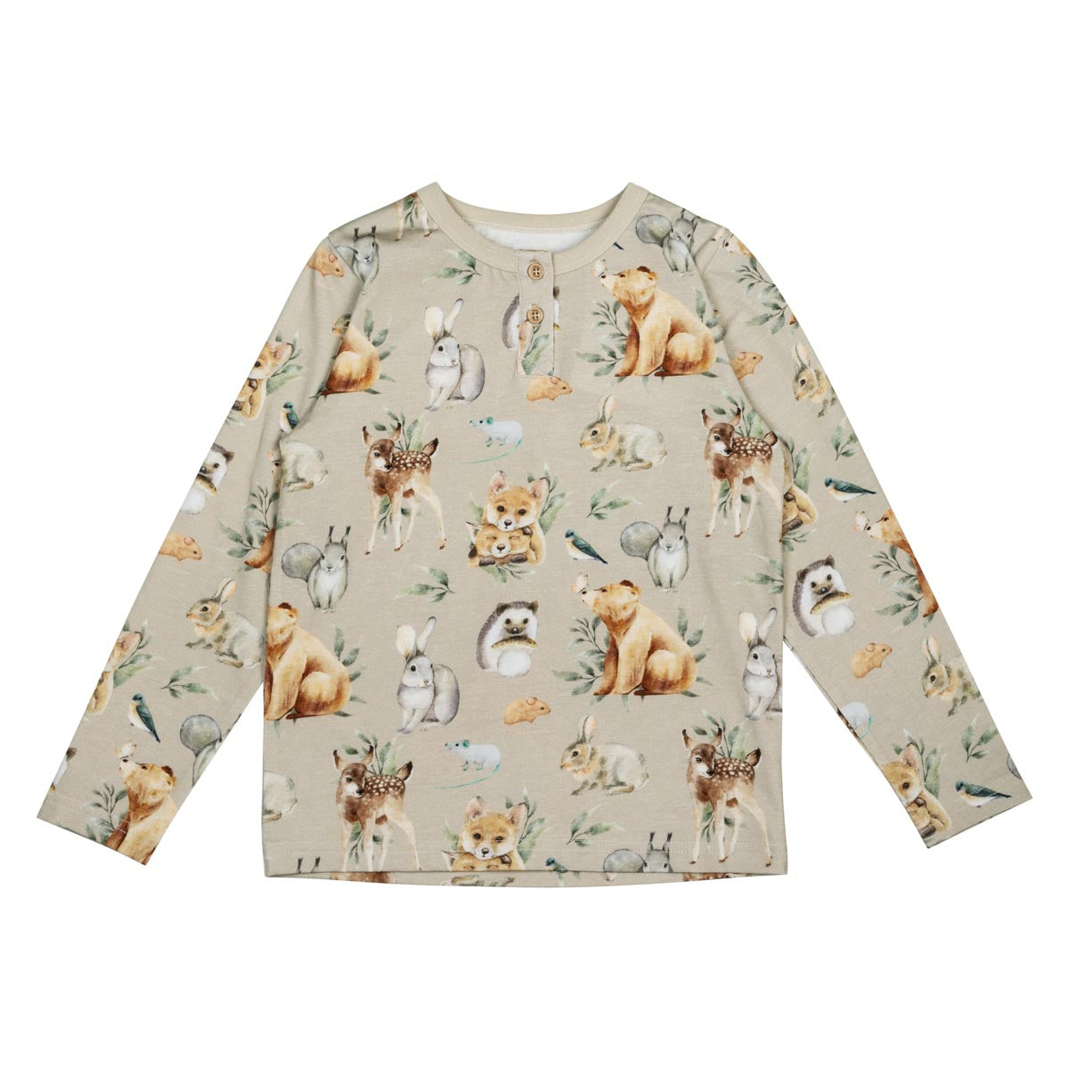 Forest Animals shirt, beige