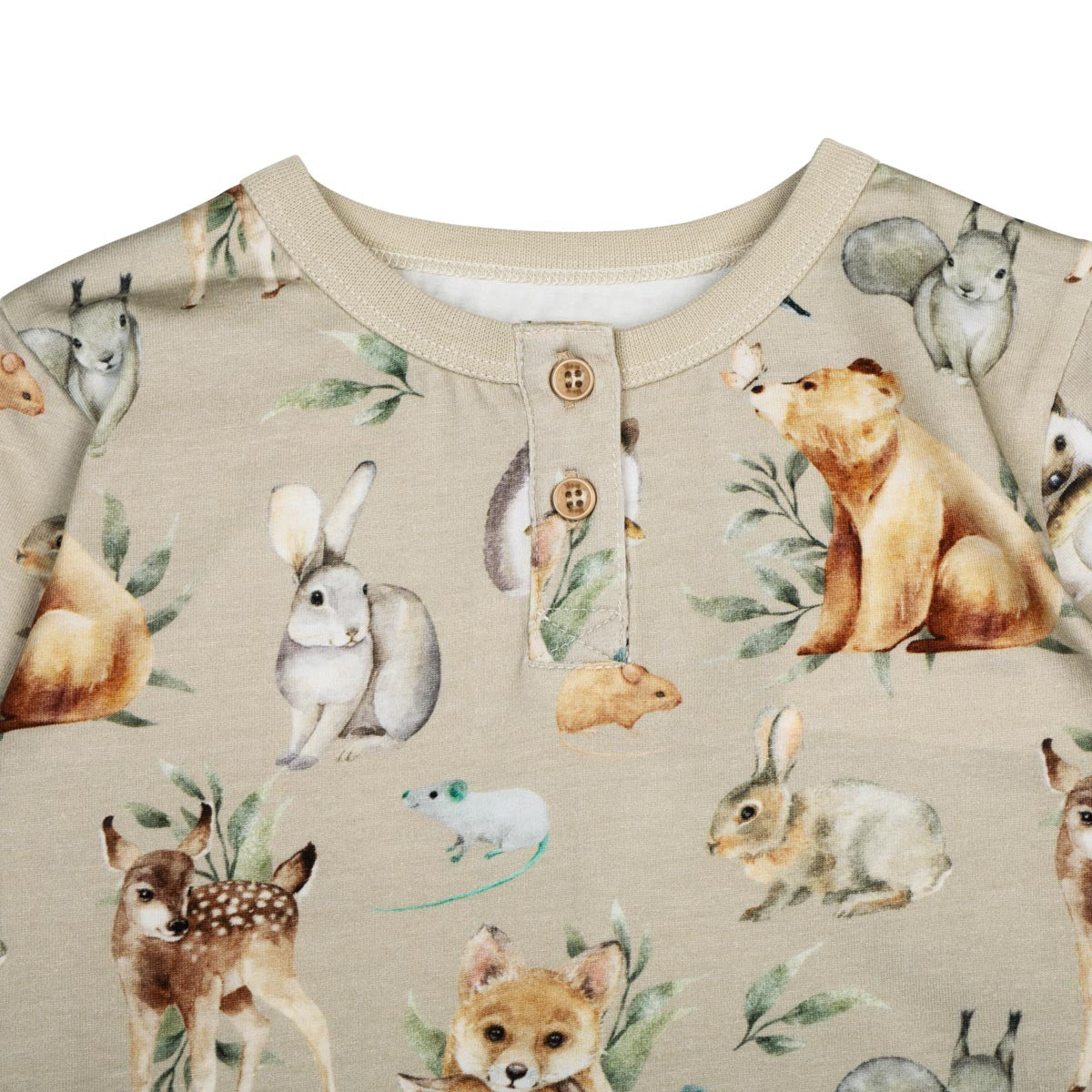 Forest Animals shirt, beige