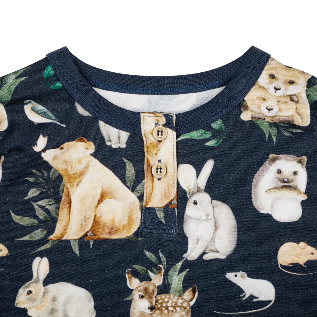 Forest Animals shirt, blue