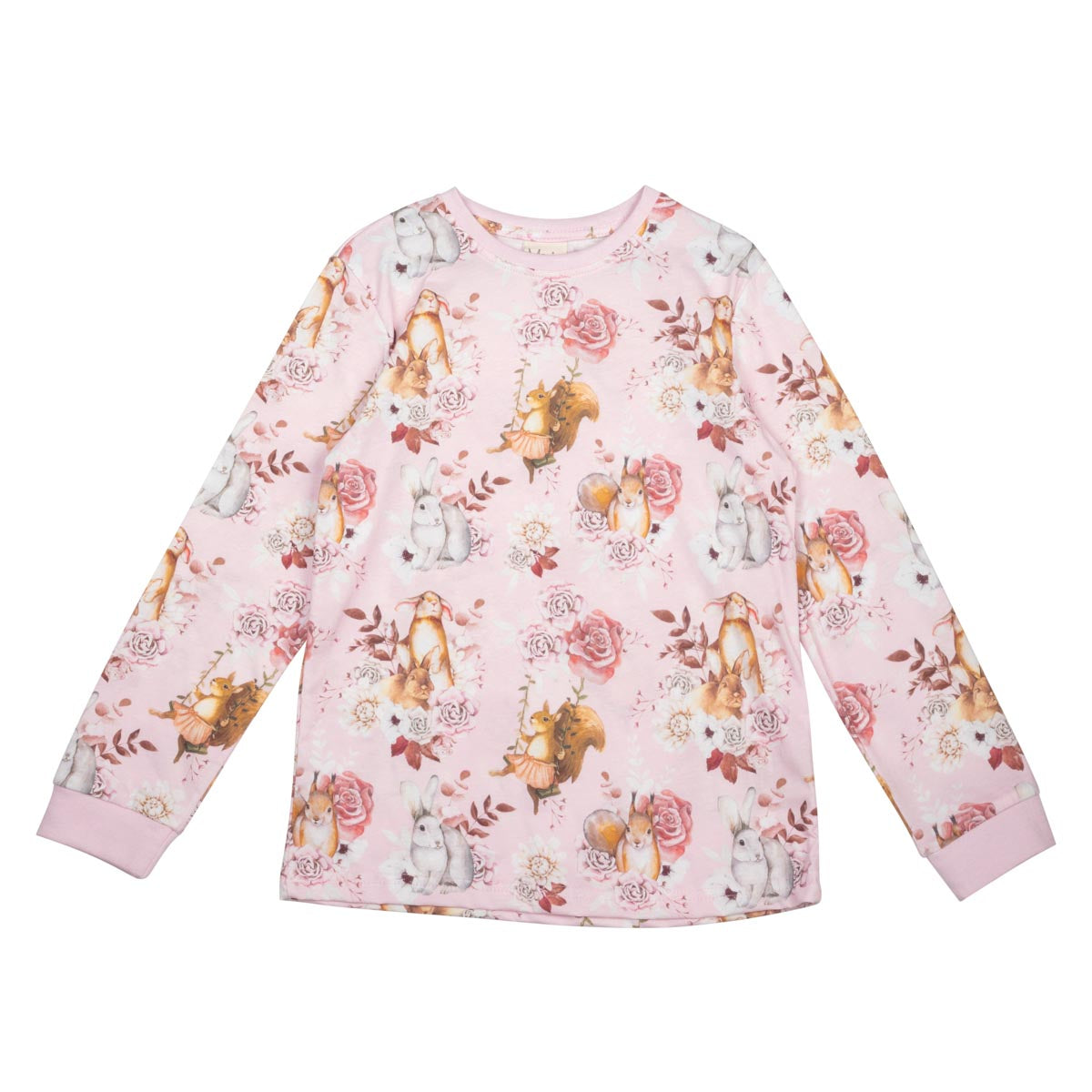 Forest Animals pyjama, rose