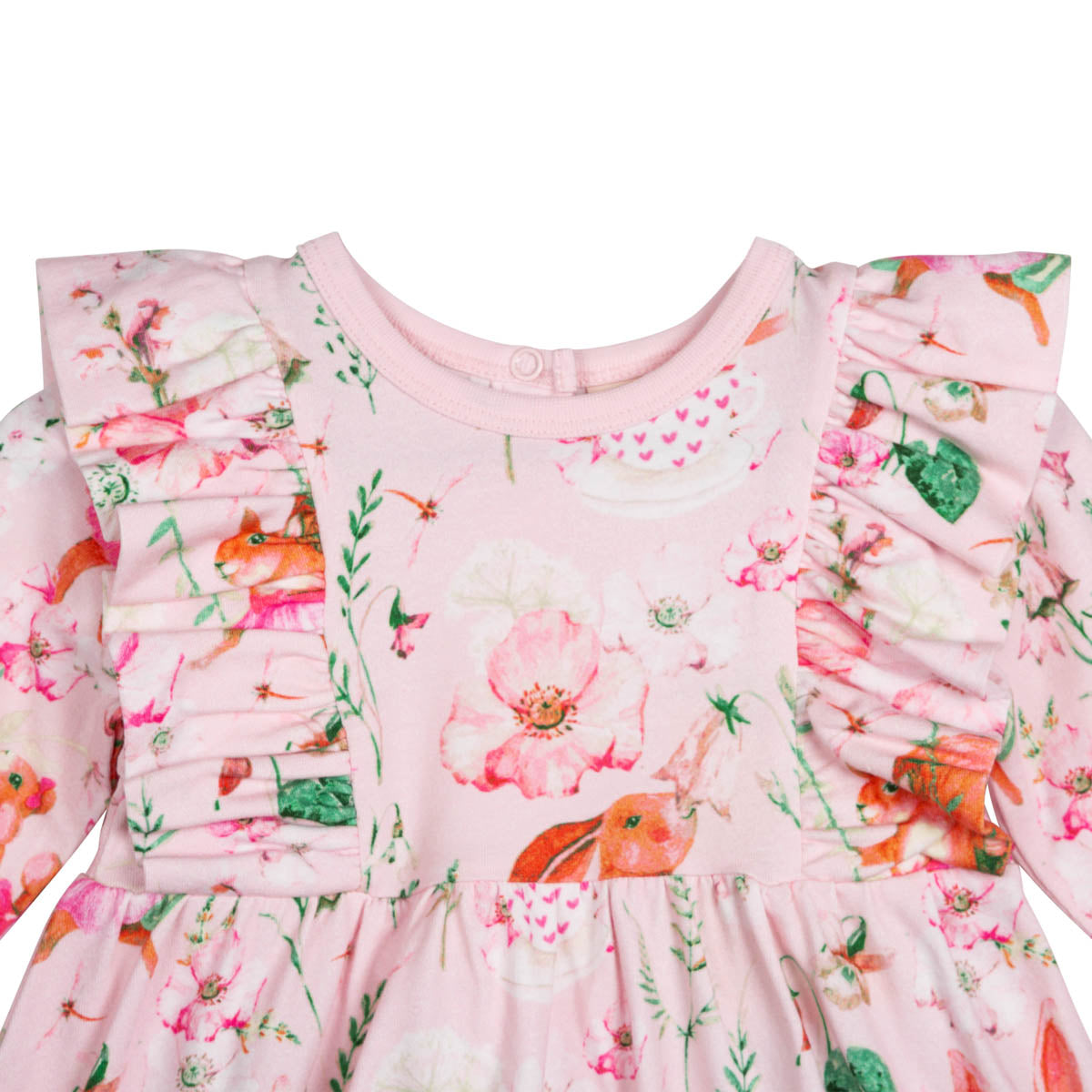 Fairyland baby dress, rose