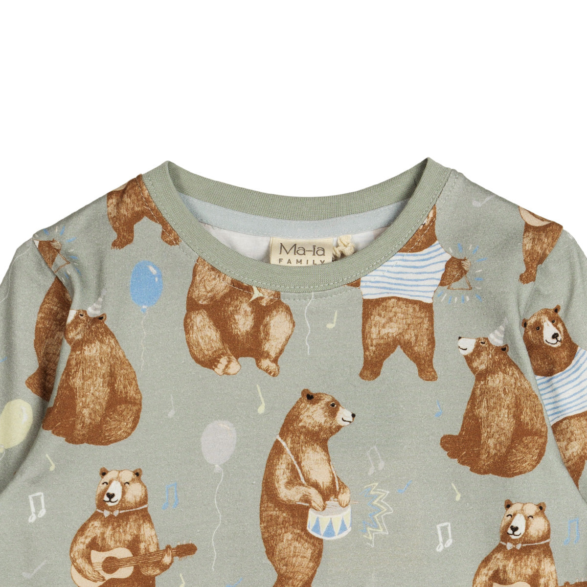 Bears shirt, light green