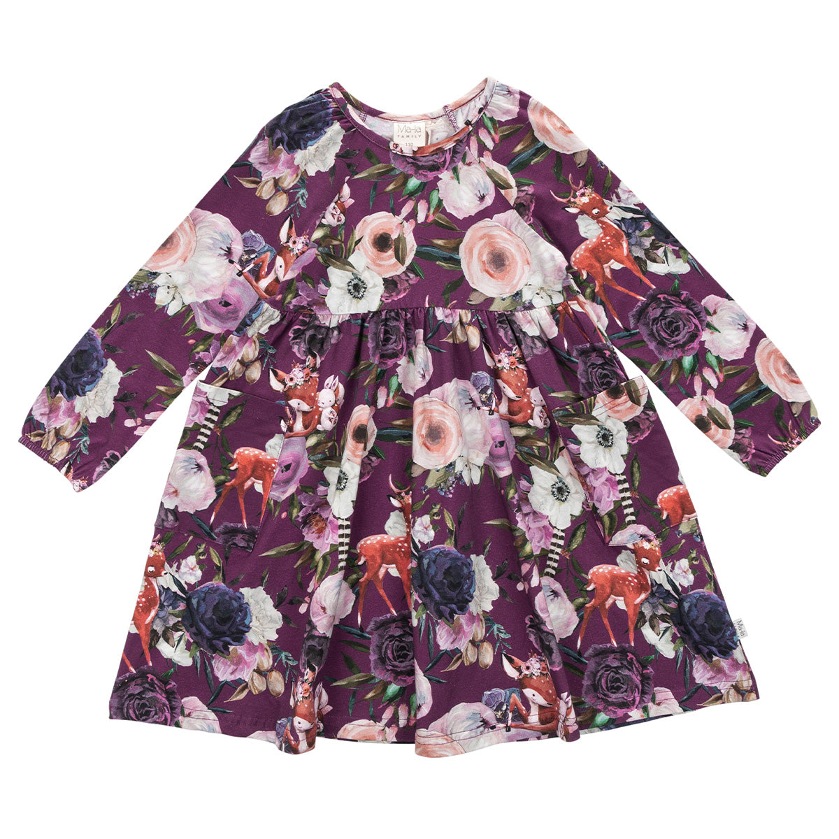 Bambi dress, purple
