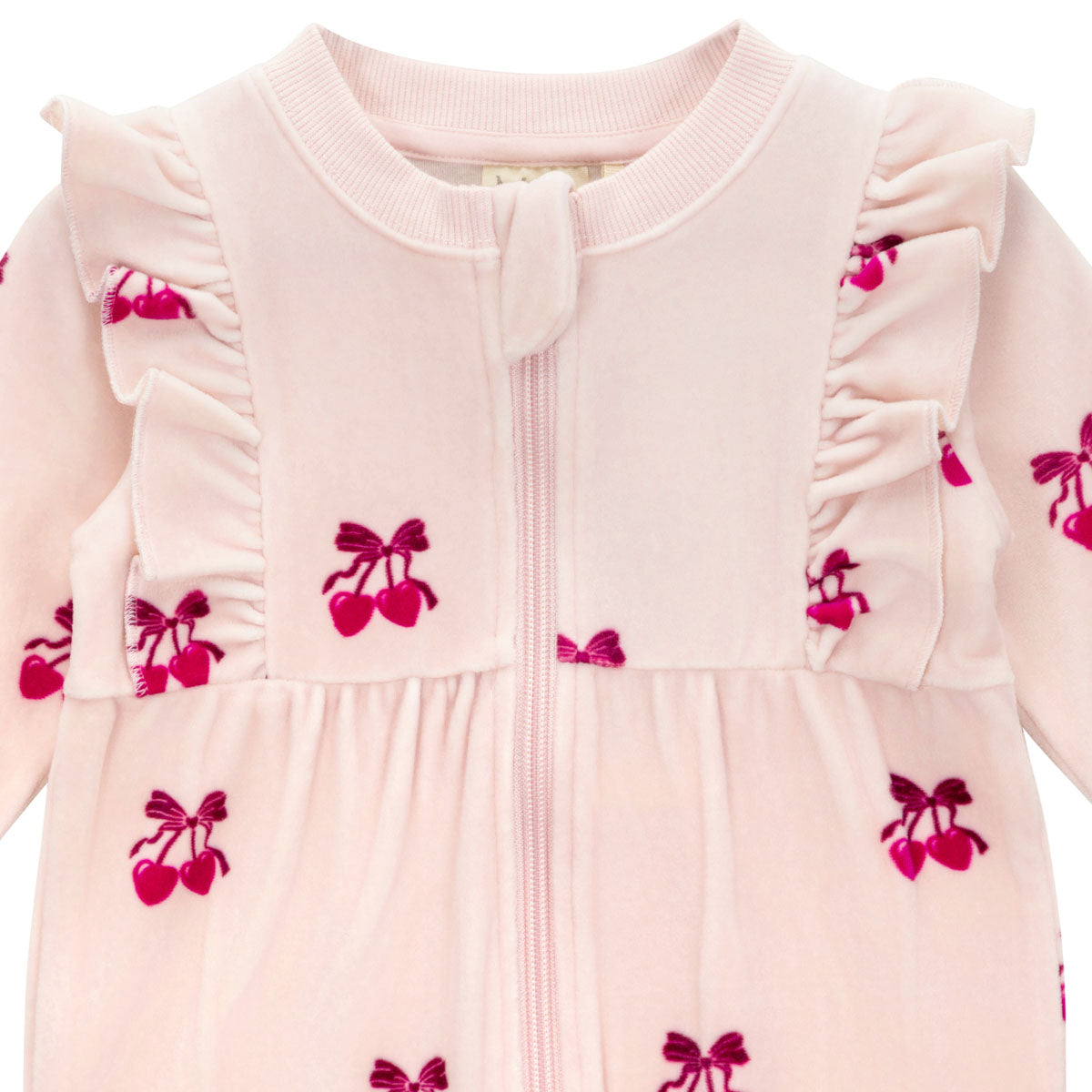Morelli velour overalls, rose