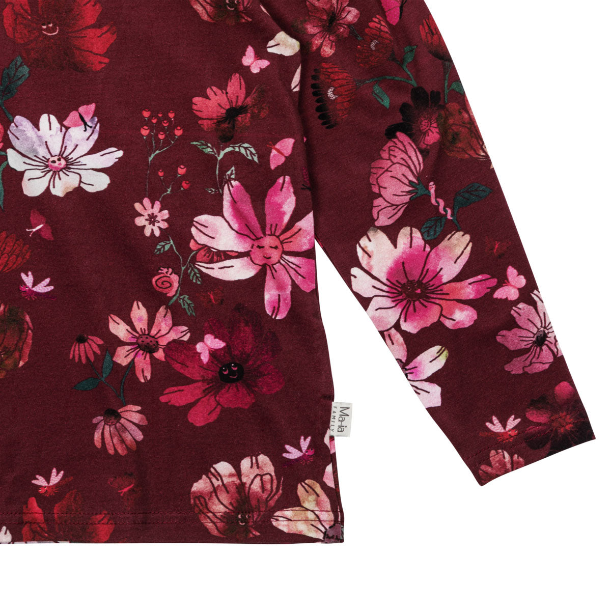 Winter Garden shirt, dark red