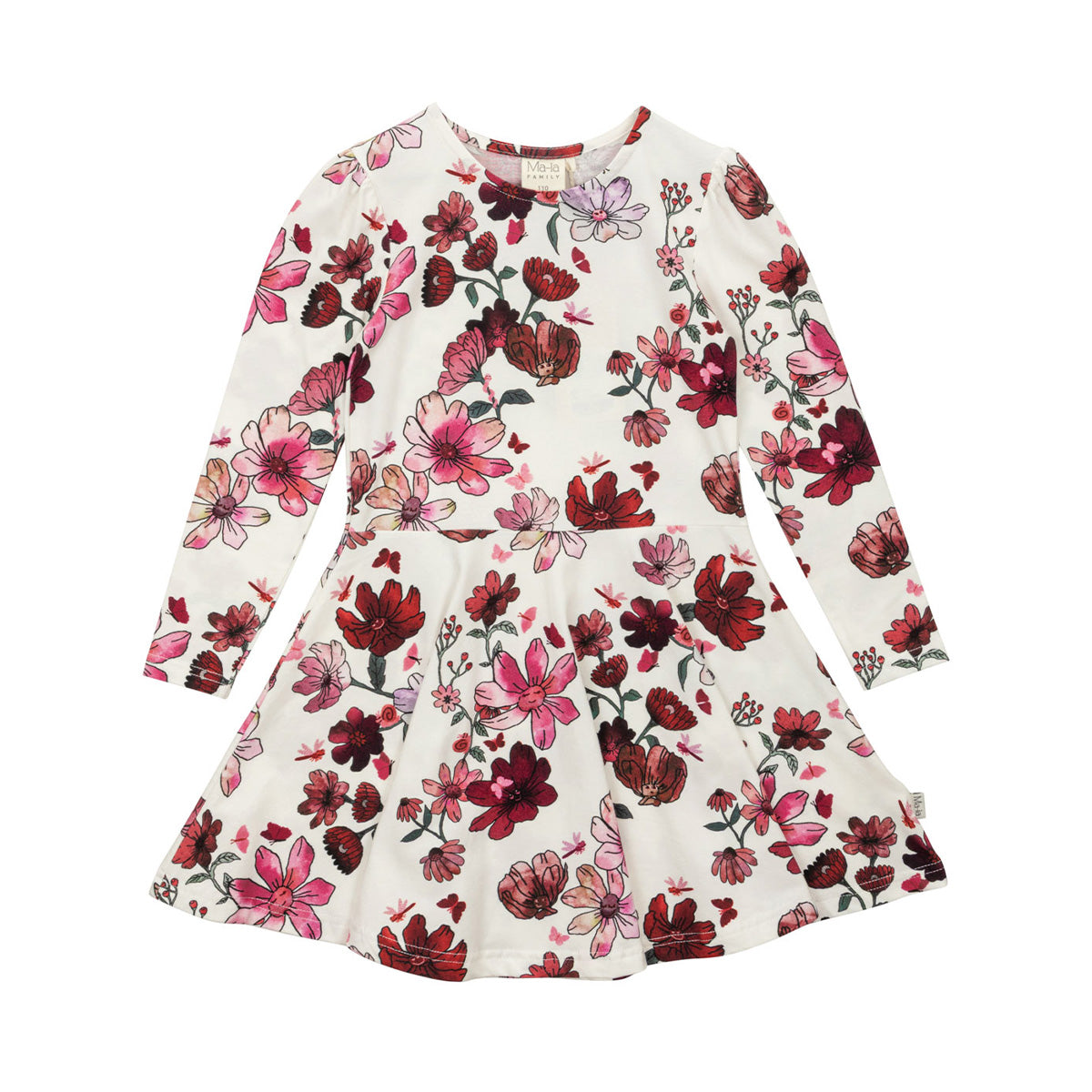 Winter Garden dress, natural white