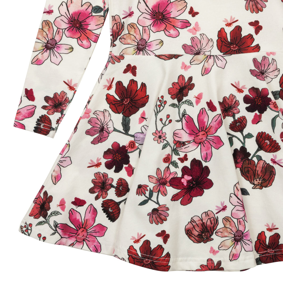 Winter Garden dress, natural white