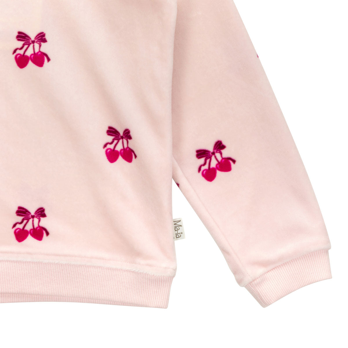 Morelli velour shirt, rose