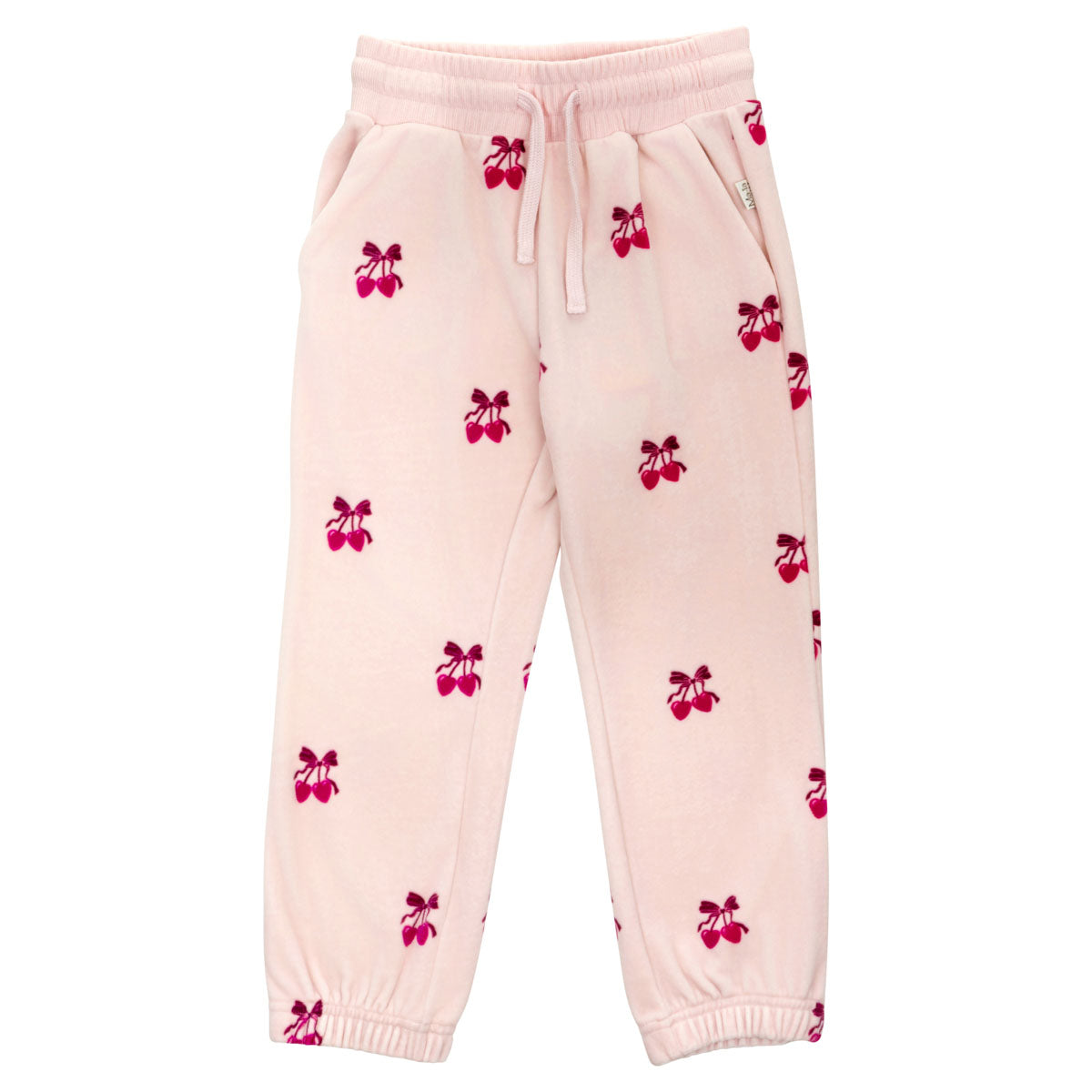 Morelli velour trousers, rose