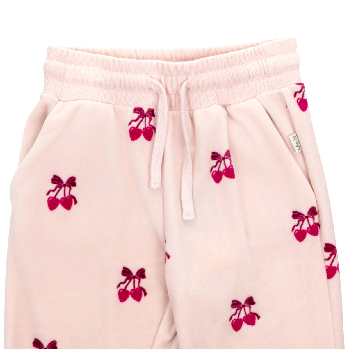 Morelli velour trousers, rose