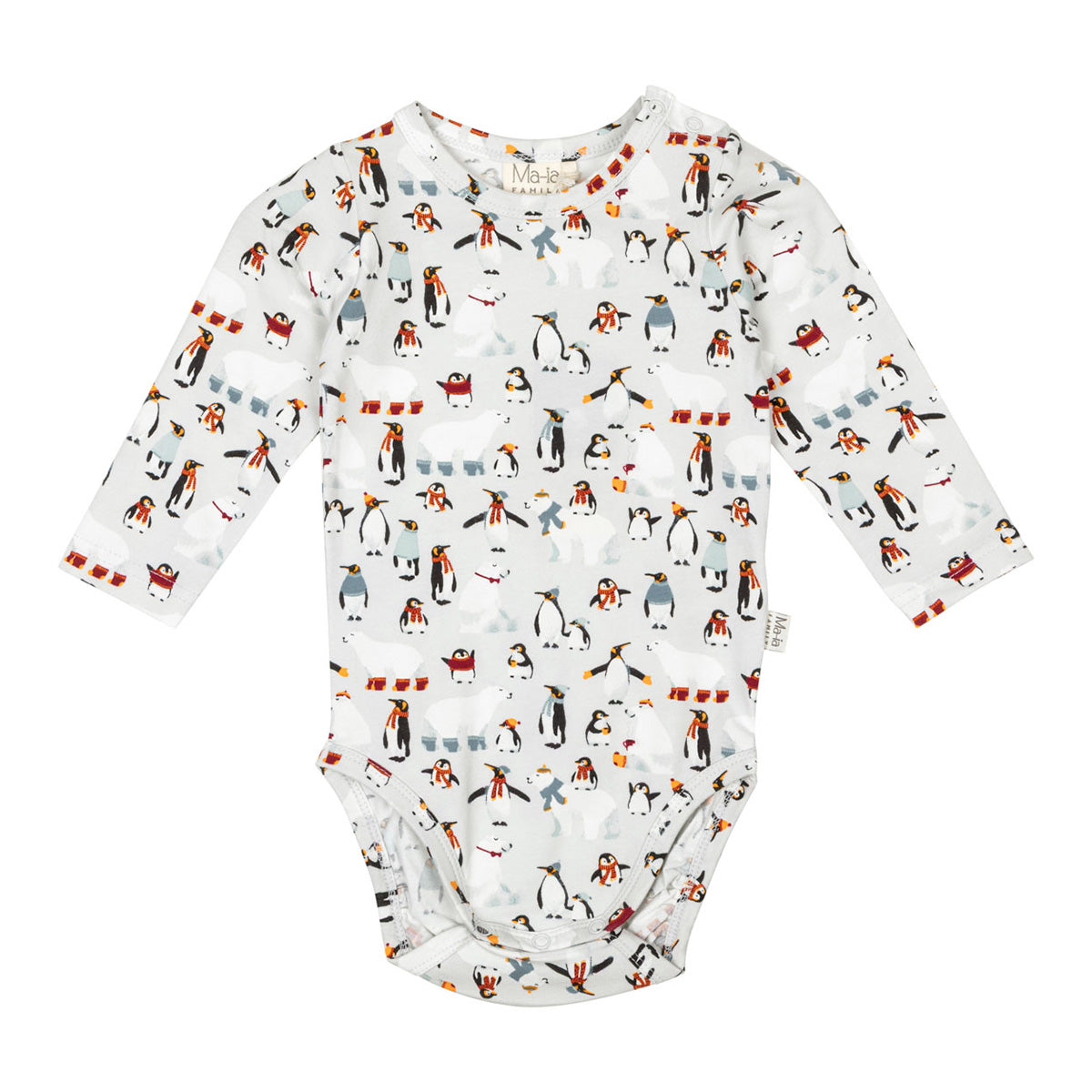 Winter friends bodysuit, grey