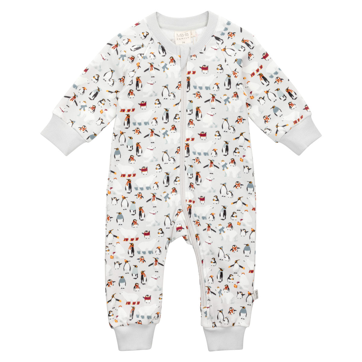 Winter friends overalls, grey
