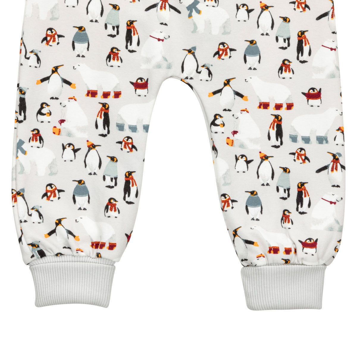 Winter friends baby trousers, grey